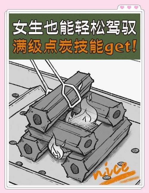用煤炭生烧烤炉火，简单步骤图解，让你轻松成为烧烤达人！