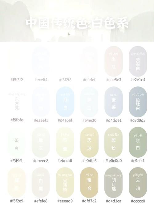 白色颜色代码及应用：图文详解各种白色色调