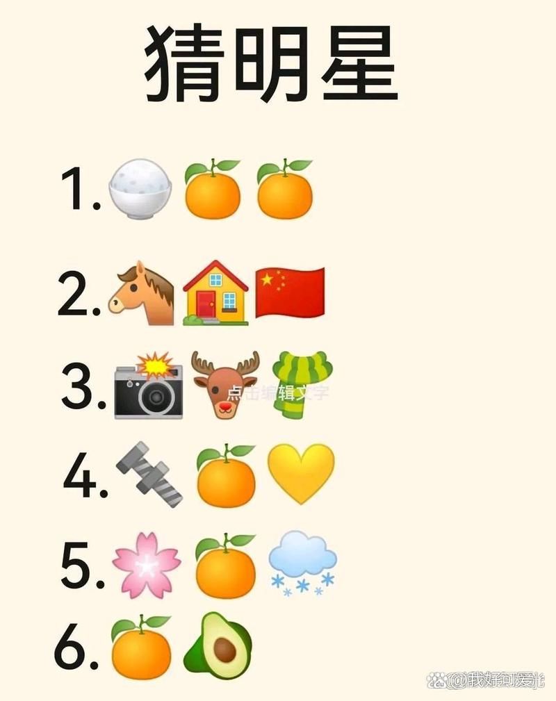 看图猜明星答案及图片：明星脸你认得出几个？