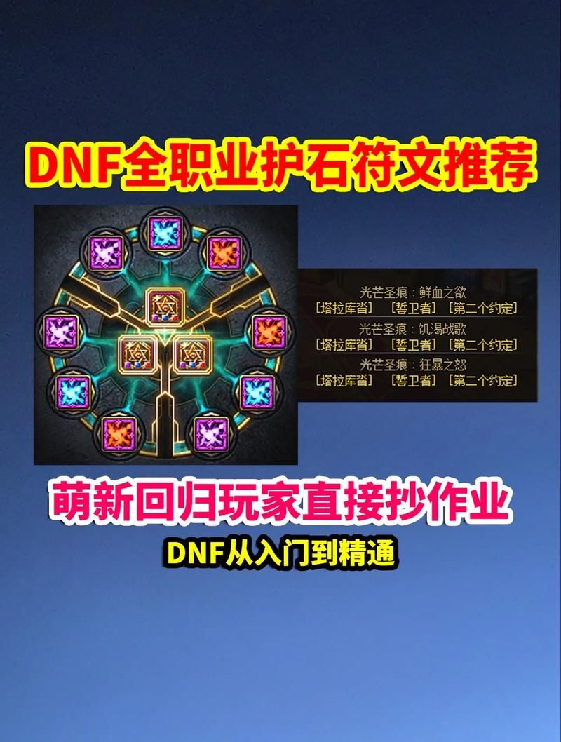 石头人符文选择技巧：不同玩法符文搭配详解