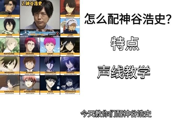 神谷浩史配音的角色有哪些？盘点那些经典动漫人物