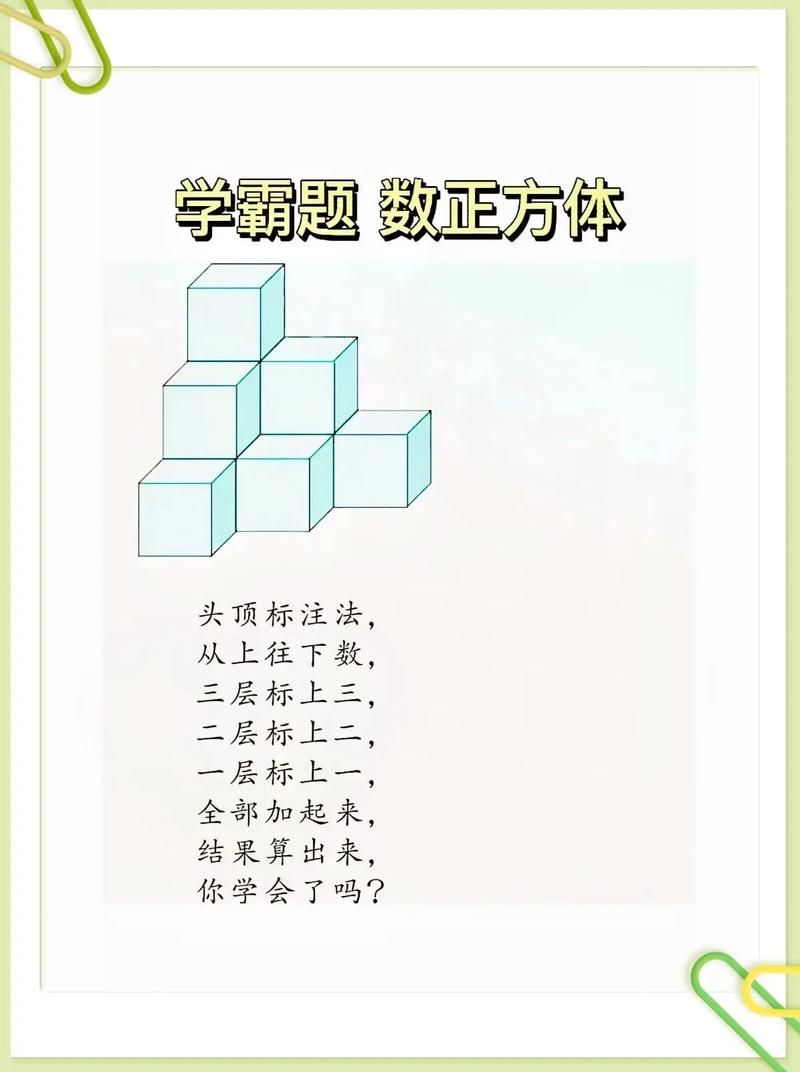 秒懂学霸题数正方体！简单方法教你快速解答