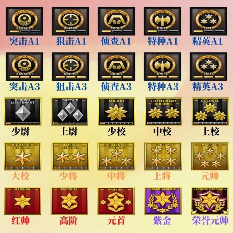 穿越火线军衔等级详解：快速晋升技巧与经验分享