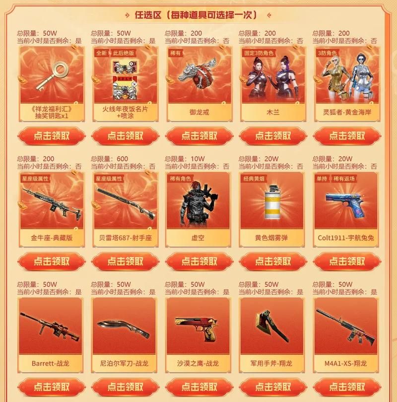 穿越火线活动一键领取网页：最新活动奖励等你拿