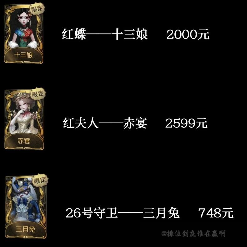 第五人格卡片大全：哪里买最划算？