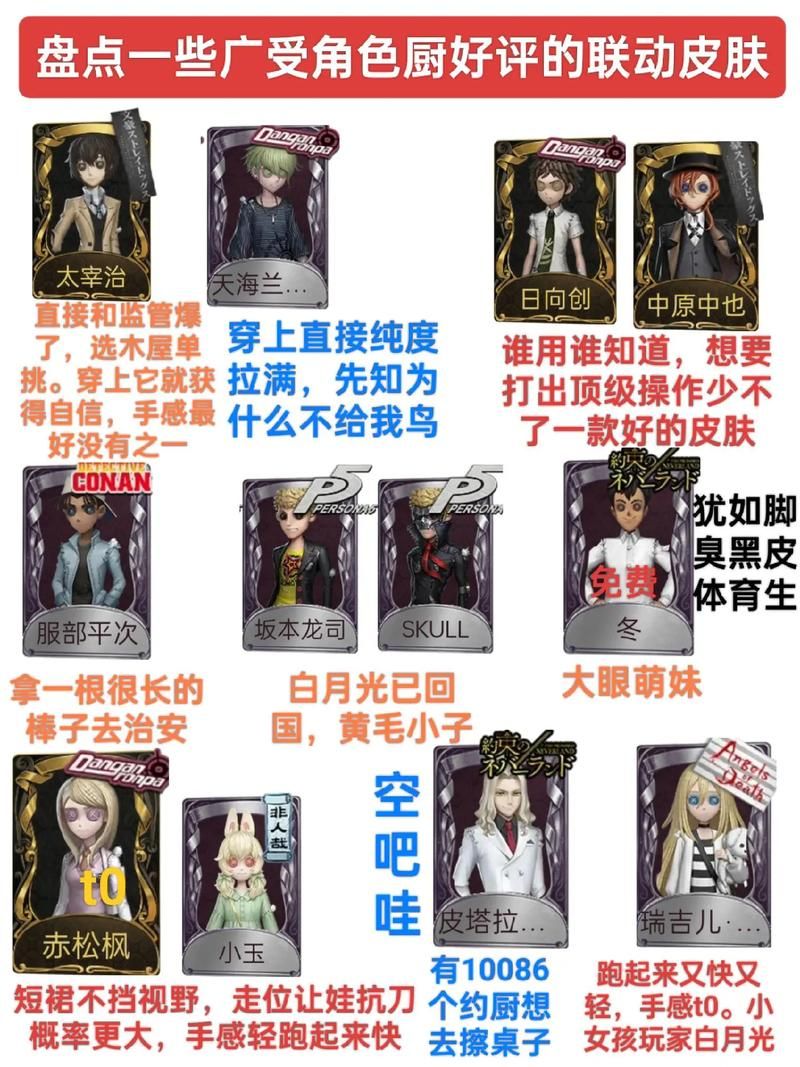 第五人格皮肤图鉴：快速查找你想要的皮肤