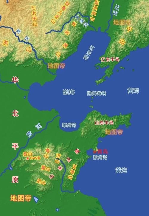 简单了解中国海域划分：渤海、黄海、东海、南海