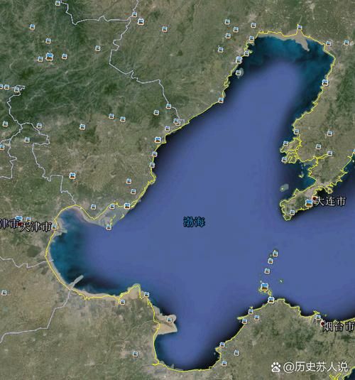 简单了解中国海域划分：渤海、黄海、东海、南海