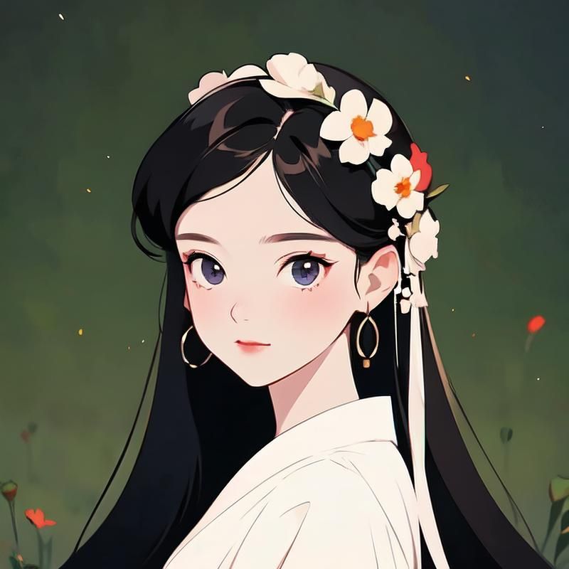 精选呆萌卡通头像女：各种风格的可爱女生头像