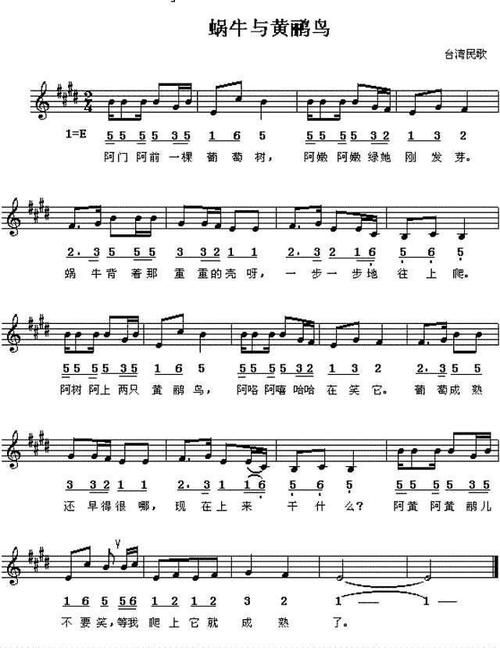 经典儿歌阿门阿前一棵葡萄树完整版歌词及演唱教学