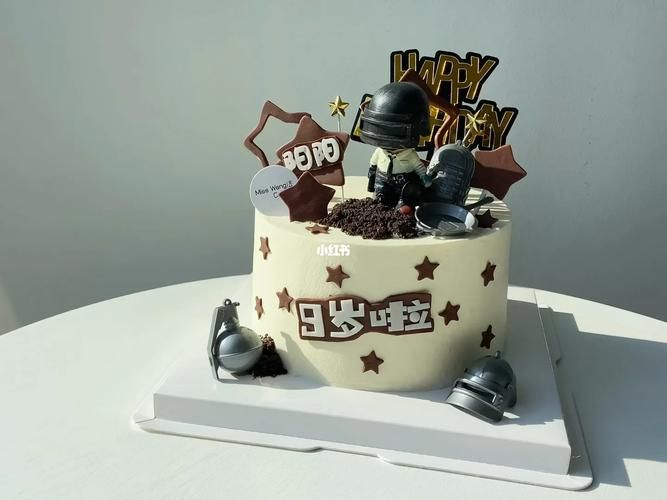 绝地求生生日蛋糕图片精选：送给吃鸡游戏迷的惊喜