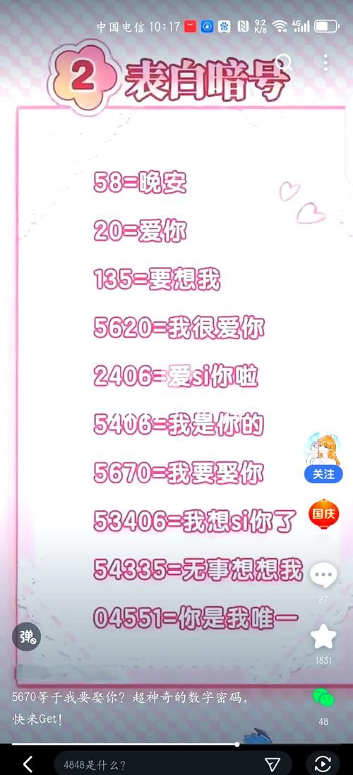网络流行语977含义解读：爱情密码，你懂吗？