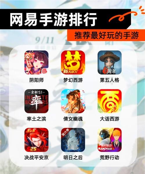 良心网易手游推荐：值得一玩的游戏有哪些？