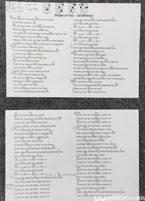 艾德·希兰Shape of You歌词：深度解析歌曲含义