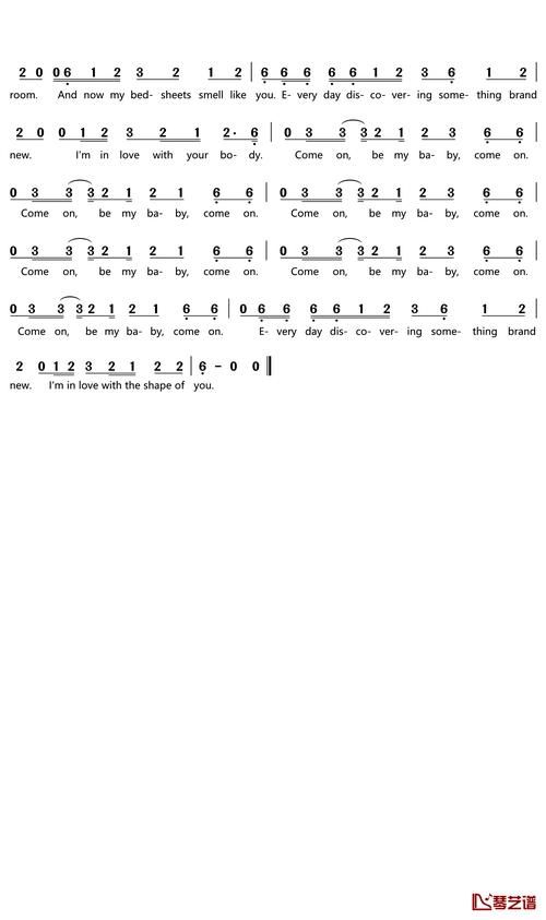 艾德·希兰Shape of You歌词：深度解析歌曲含义
