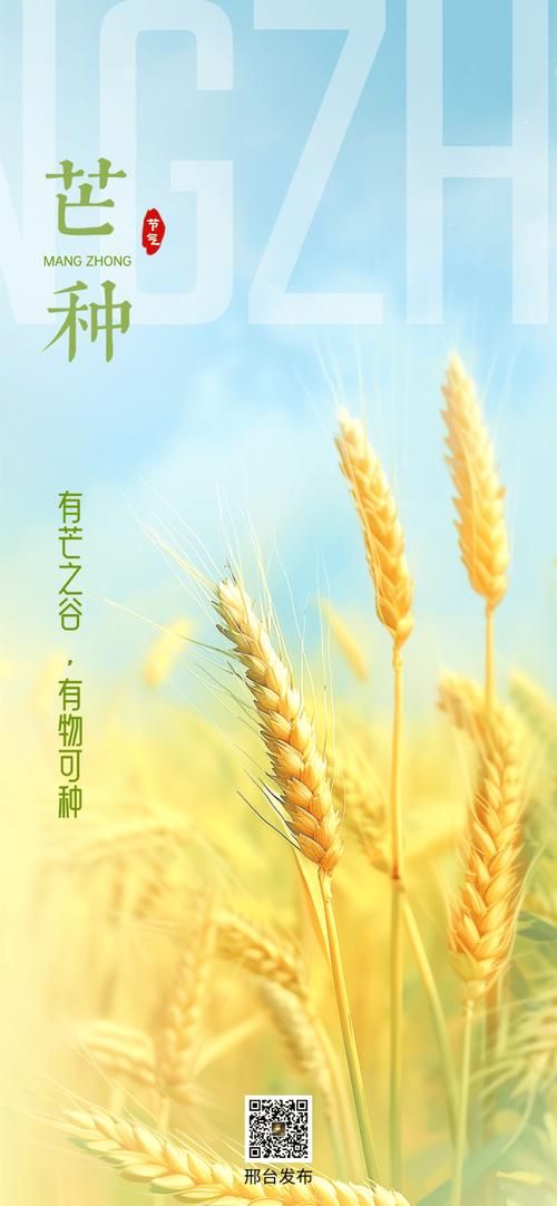 芒种节气朋友圈文案：分享你的芒种美好瞬间