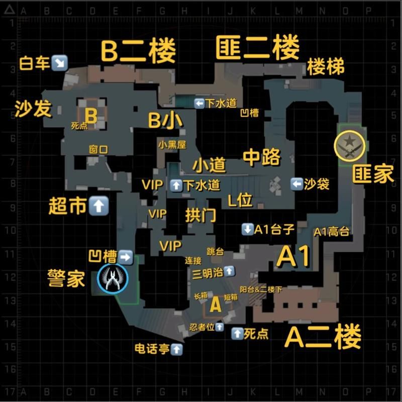 荒漠迷城地图报点指南：玩转Mirage不再迷茫