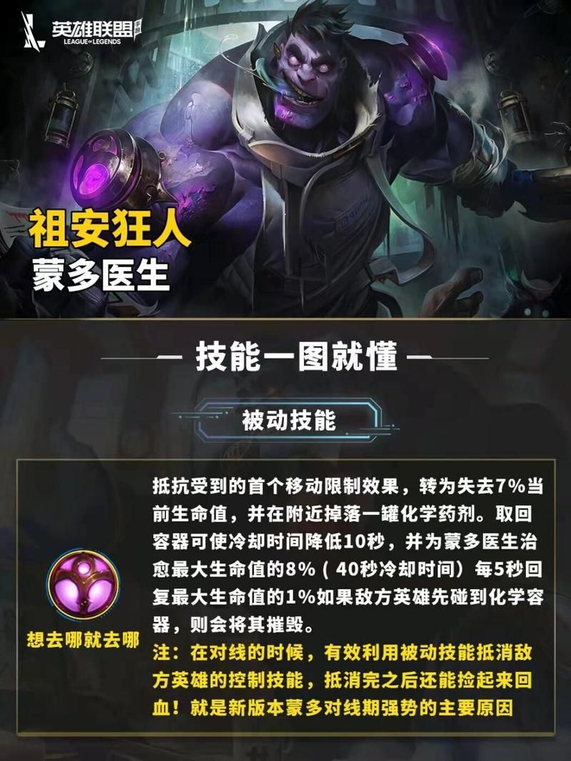 蒙多医生教学：英雄联盟蒙多新手入门指南