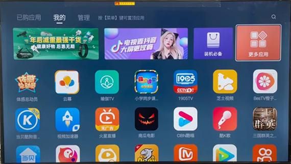 蚂蚁市场TV版：电视应用市场，安装包安全无毒