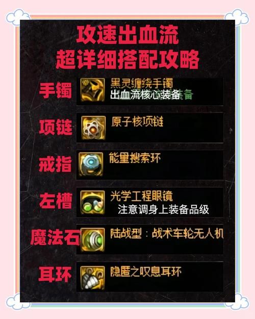 血污夜之仪式武器装备选择推荐：打造最强角色