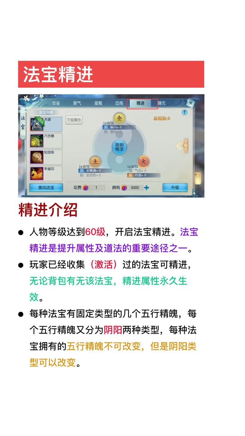 诛仙法宝血炼技巧详解：快速提升法宝属性