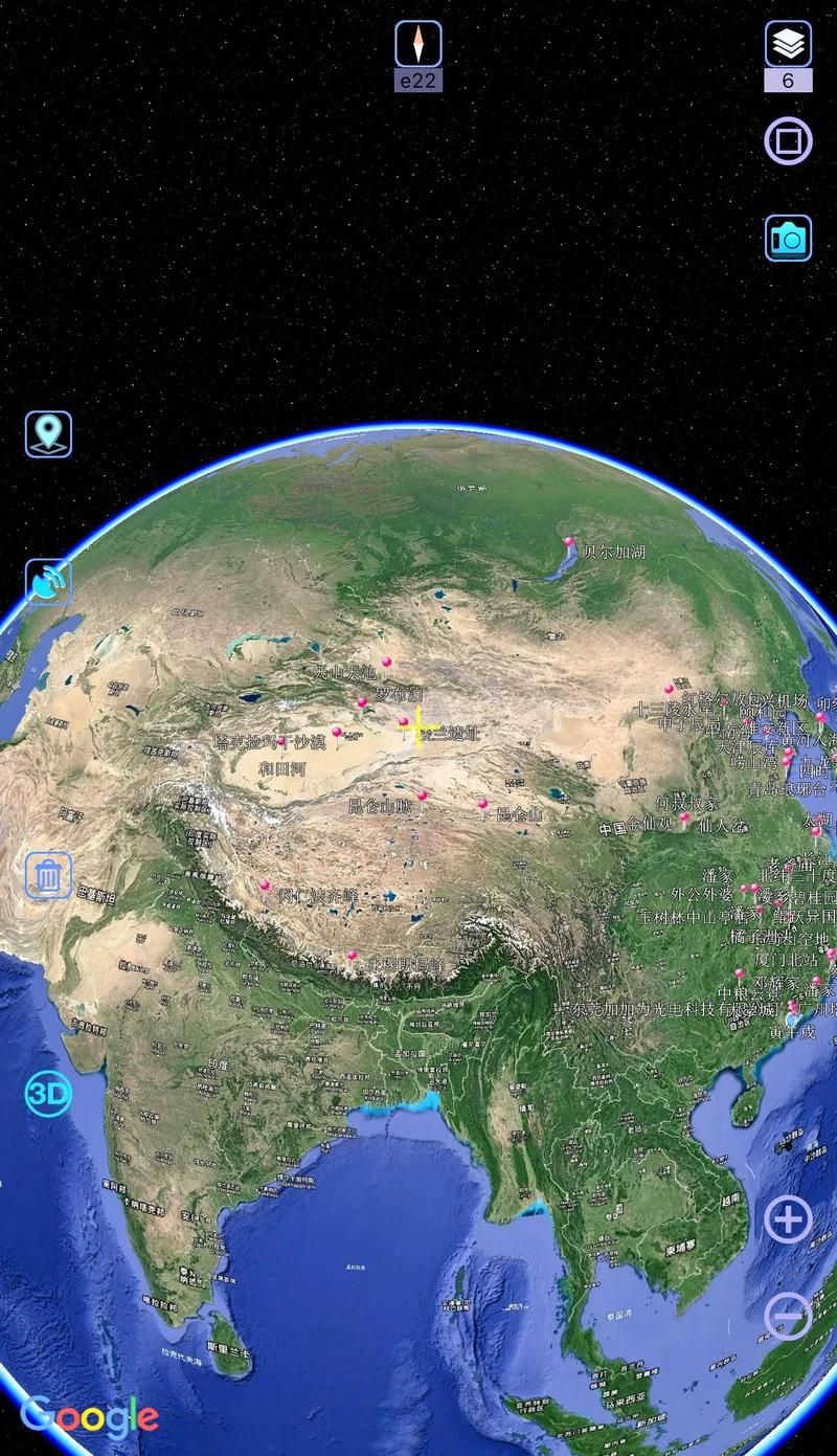 谷歌高清卫星实景地图：超清晰卫星地图，带你领略世界美景！