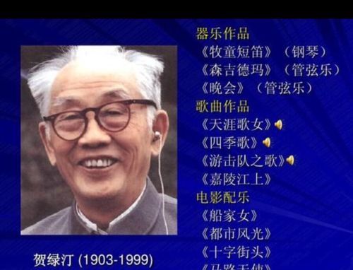 贺绿汀的代表作有哪些？贺绿汀创作了以下哪首作品？