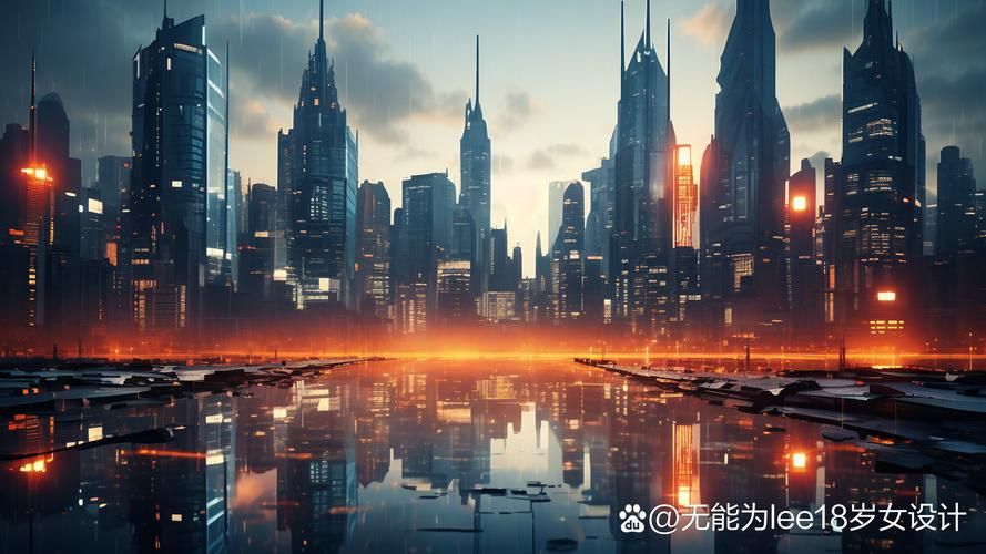 赛博朋克电脑壁纸：高清炫酷未来都市风