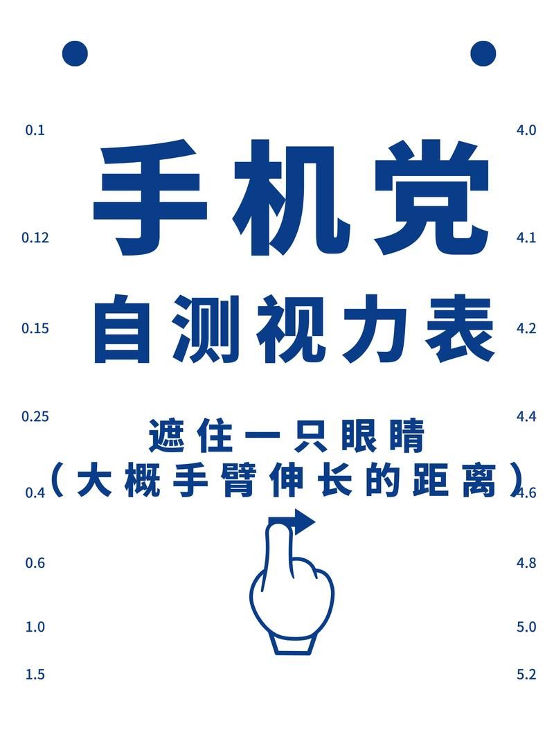 超大尺寸视力表图片，在家就能轻松检查视力
