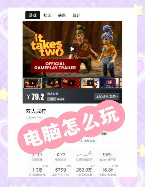 超好玩双人电脑游戏推荐，一起嗨翻天！