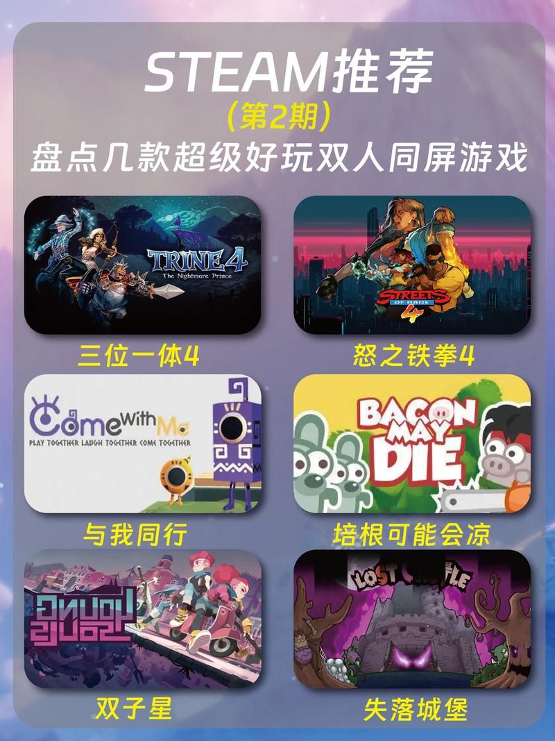 超好玩双人电脑游戏推荐，一起嗨翻天！