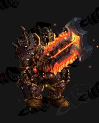 超炫酷炼狱之火大剑：魔兽世界德拉诺之王幻化武器详解