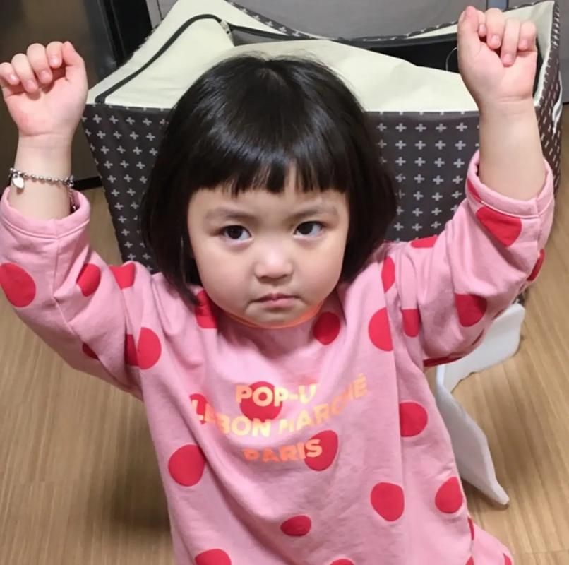 超萌表情包女孩罗熙火了，快来get同款表情包