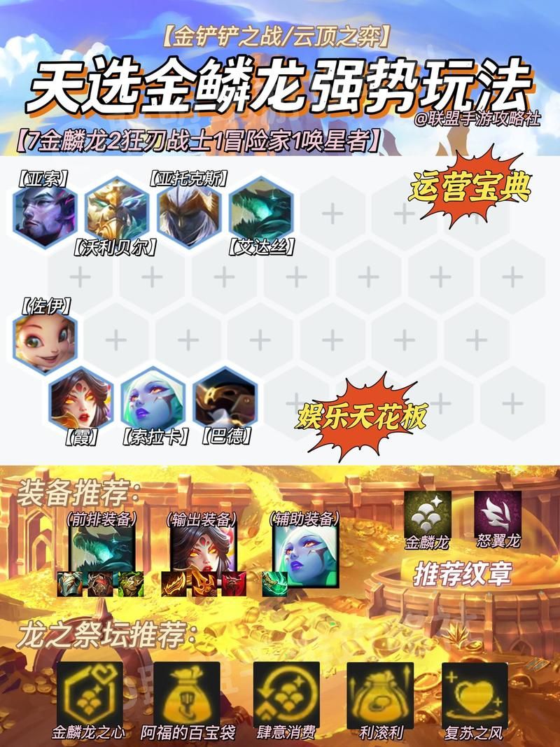 超详细云顶S7金鳞龙阵容指南：从入门到精通