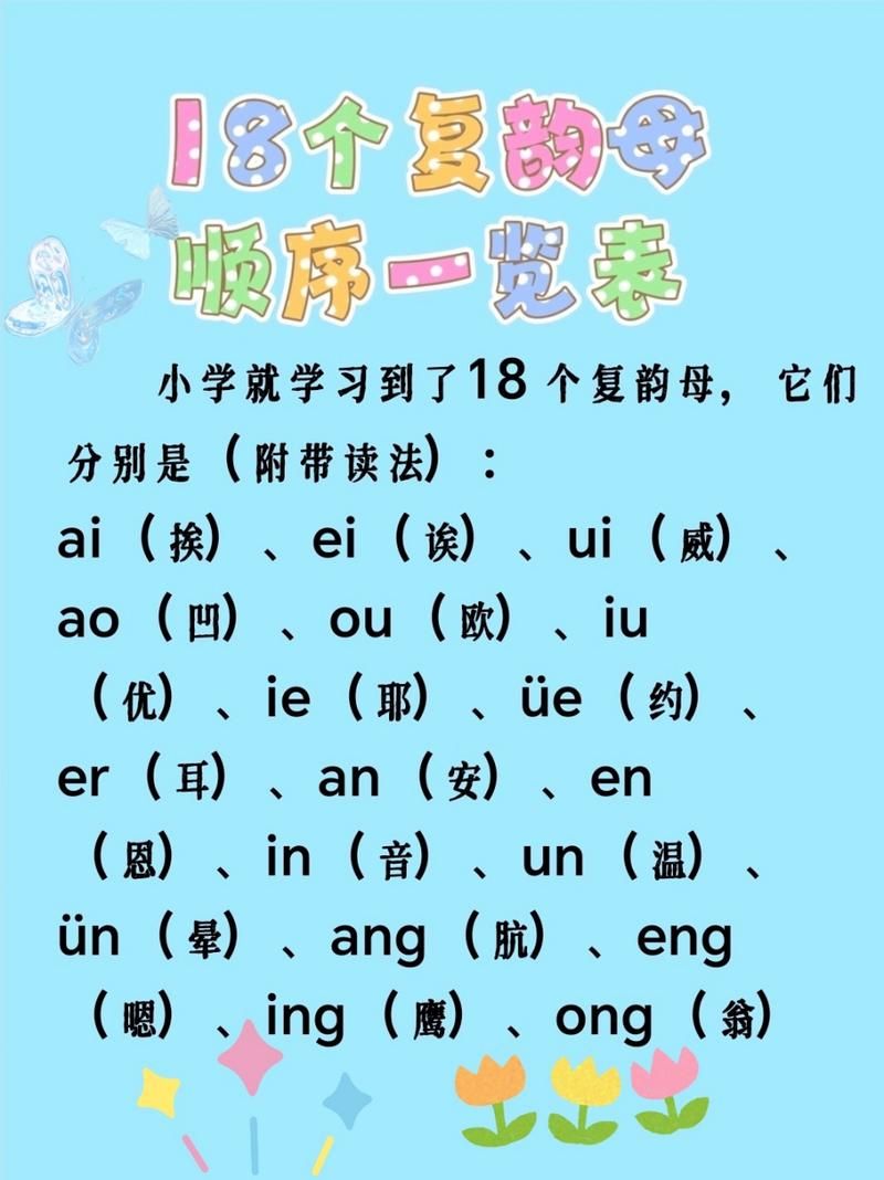 轻松掌握归音，详解韵母发音标准及练习方法