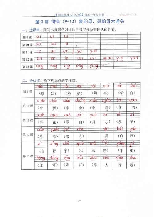 轻松掌握归音，详解韵母发音标准及练习方法