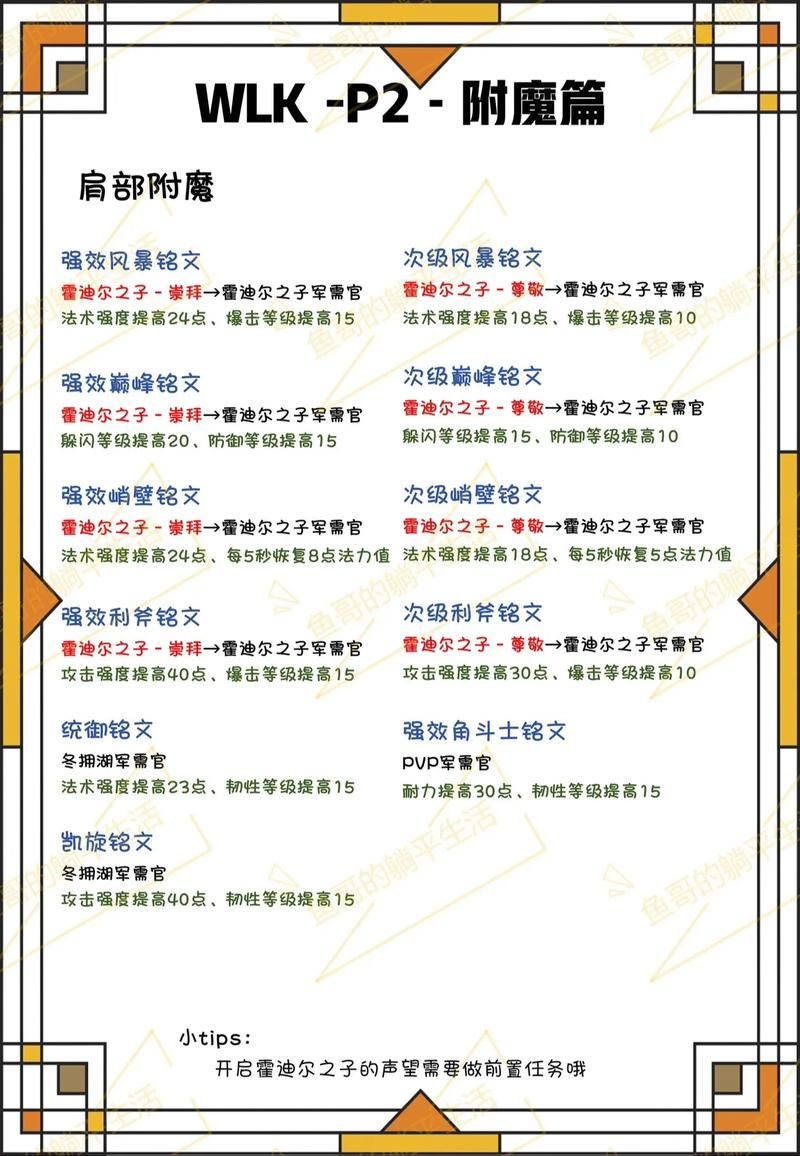 轻松搞定魔兽世界专注秘药附魔任务，附详细步骤