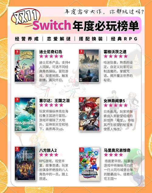 还在犹豫买什么Switch游戏？这十大必玩游戏清单，赶紧收藏！