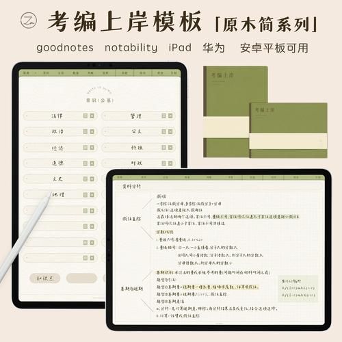 还在用普通笔记？GoodNotes模板助你高效学习