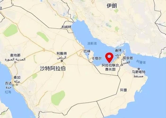 迪拜地图：土豪之城地理位置及周边环境