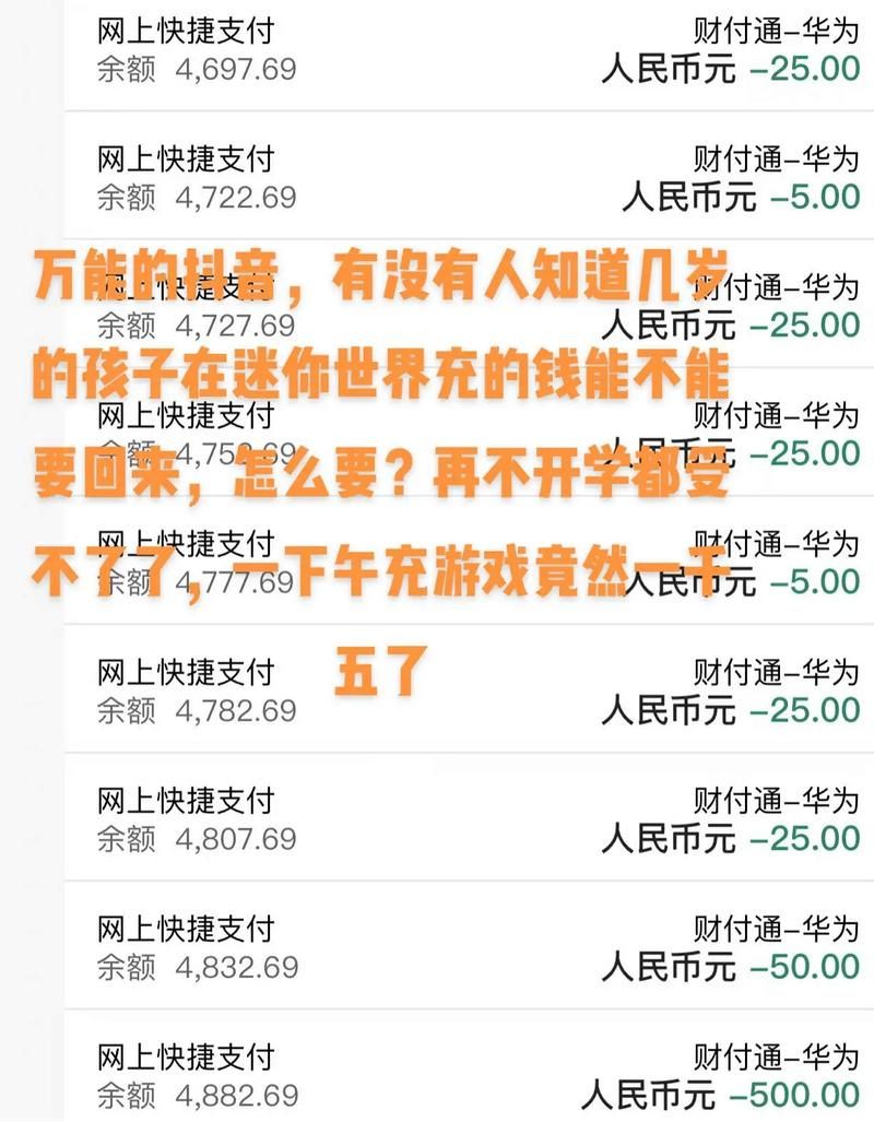 迷你世界充钱退款流程是什么？退款成功率高吗？