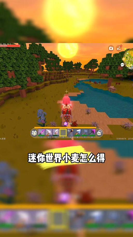 迷你世界新手必看：如何用小麦种子吸引小鸡？