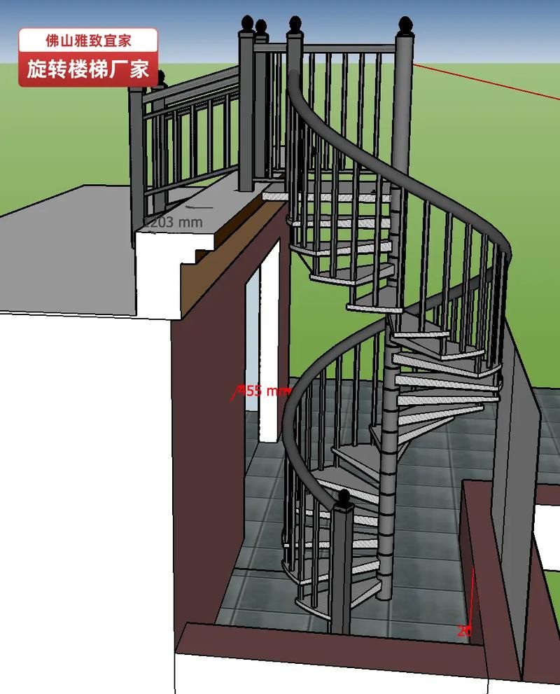 迷你世界旋转楼梯搭建教程，告别单调的上下楼方式！
