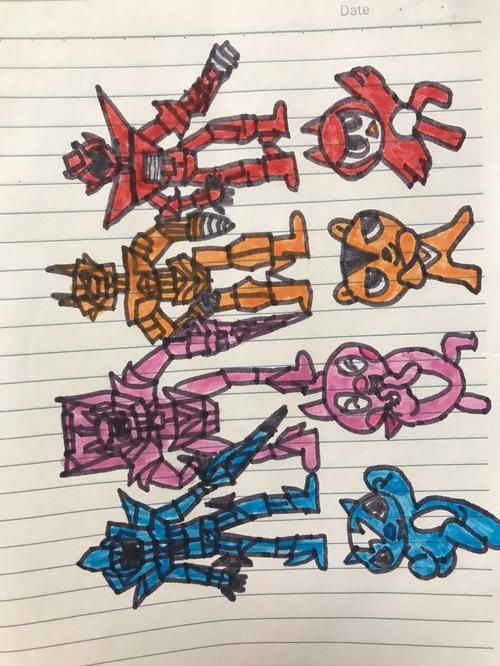 迷你特工队简笔画大全：各种人物角色绘画方法