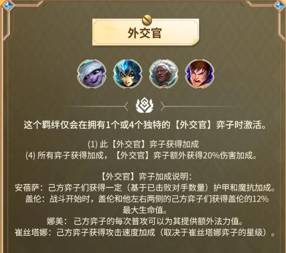 金铲铲之战羁绊效果详解：快速上手必看攻略