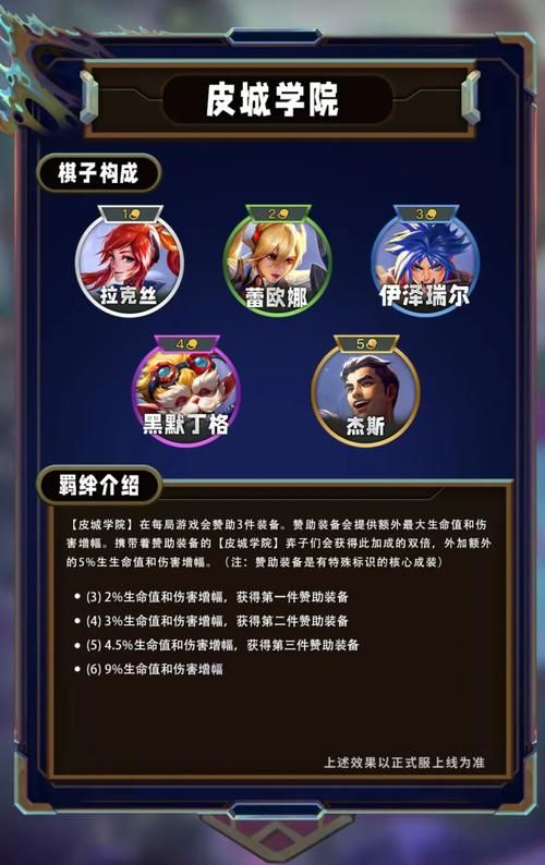 金铲铲之战羁绊效果详解：快速上手必看攻略