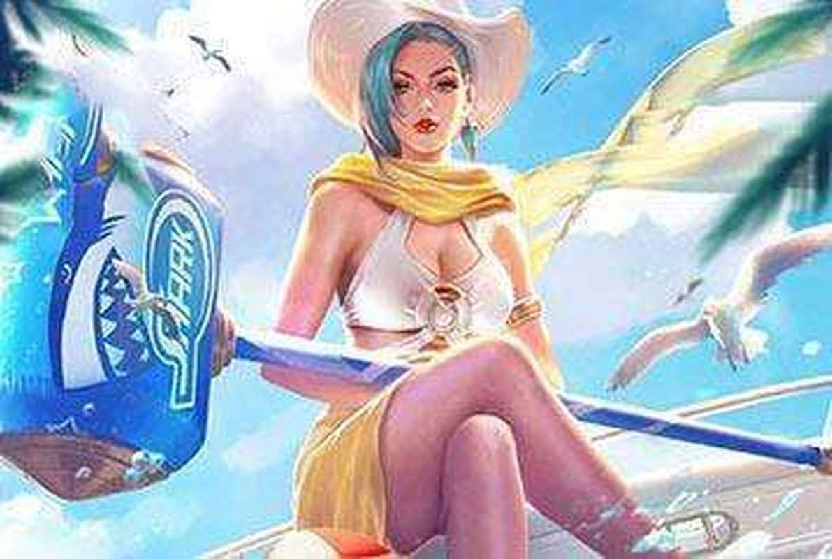 钟无艳海滩丽影皮肤特效展示：不一样的钟无艳