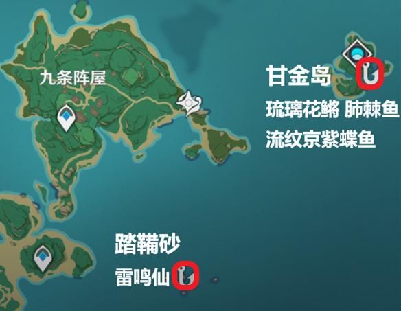 雷鸣仙怎么钓？稻妻城最佳钓鱼点位及技巧分享