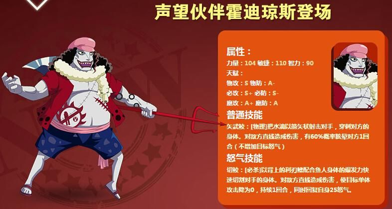 霍迪·琼斯：实力分析及他在海贼王中的重要作用