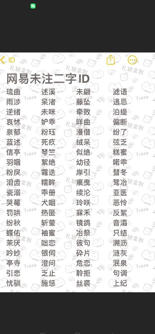 霸气的双字ID分享：好听又独特的ID大全